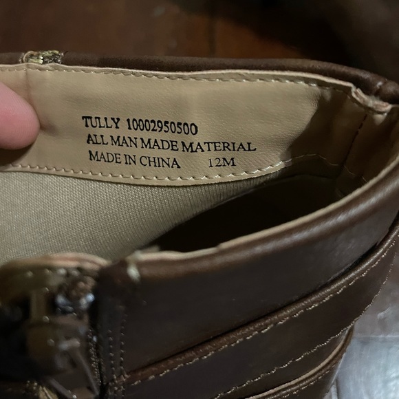 Dark brown women’s ankle boots size 12 - Picture 10 of 10